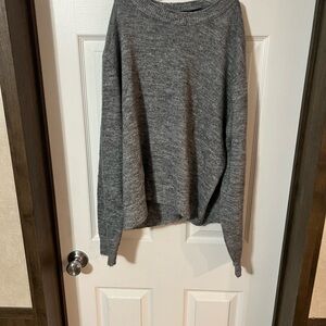 Soft Gray Knit Sweater